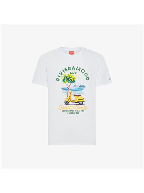 t-shirt printed beach ss SUN 68 BEACH | T361410123